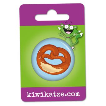 Ansteckbutton Brezel an Eurolochkarte